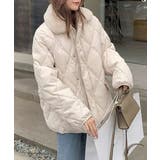 アイボリー | 中綿キルティングジャケット 韓国アウター | Miniministore