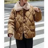 キャメルブラウン | 中綿キルティングジャケット 韓国アウター | Miniministore