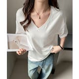 ホワイト | ビッグtシャツレディース無地半袖Tシャツ | ANGELCLOSET