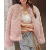 ピンク | エコファーコート ファージャケット 冬服 | SUNSHINE CLOSET