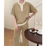 ダークベージュ | ニットセットアップ 冷感タッチレディース | Miniministore
