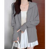 ダークグレー | UV対策パーカー 冷感タッチカーディガン | Miniministore