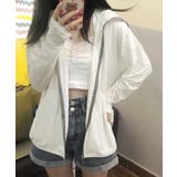オフホワイト | UV対策パーカー 冷感タッチカーディガン | Miniministore
