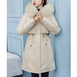 アイボリー | 中綿ジャケット韓国風フェイクダウンコート | Miniministore