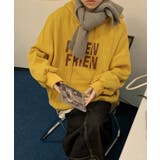 イエロー | 裏起毛パーカーフード付きトレーナー韓国風 | SUNSHINE CLOSET
