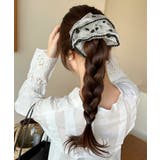 アイボリー | 軽やかオーガンジーシュシュ フェミニンフリルまとめ髪 大人ガーリーヘアゴム韓国風… | SUNSHINE CLOSET