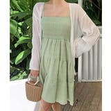 ミント | ティアードキャミワンピース シャーリング | Miniministore