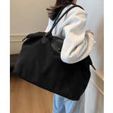 ブラック | 1泊2泊旅行 ユニセックスバッグ コーデュロイマザーズバッグ | SUNSHINE CLOSET