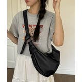 ブラック | ホーボーバッグ 三日月型ショルダーバッグ | Miniministore
