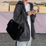 ダークグレー | 裏起毛 スウェットパーカー レディース | Miniministore