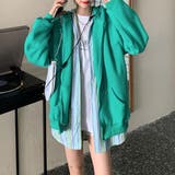 シーグリーン | 裏起毛 スウェットパーカー レディース | Miniministore