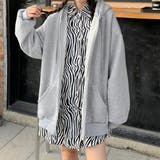 ライトグレー | 裏起毛 スウェットパーカー レディース | Miniministore