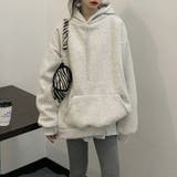 ライトグレー | 裏起毛パーカー レディース 韓国風秋冬 | Miniministore