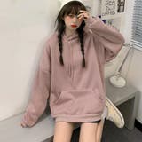 ダスティピンク | 裏起毛パーカー レディース 韓国風秋冬 | Miniministore