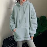 ミントグリーン | 裏起毛パーカー レディース 韓国風秋冬 | Miniministore