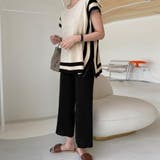 ブラック | ニットセットアップ 冷感タッチレディース | Miniministore