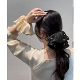 パール付きシュシュ 上品プリーツヘアゴム | Miniministore | 詳細画像7