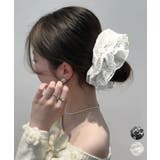 ボリュームレースシュシュ 大きめヘアゴム | Miniministore | 詳細画像1