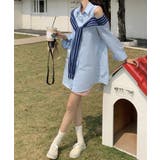 オフショルダーシャツ肩掛け付きシャツ春夏 | Miniministore | 詳細画像4 