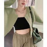 ダブルジップ シャギーニット ショート丈 | Miniministore | 詳細画像10