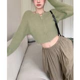 ダブルジップ シャギーニット ショート丈 | Miniministore | 詳細画像12