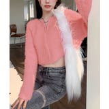 ダブルジップ シャギーニット ショート丈 | Miniministore | 詳細画像16