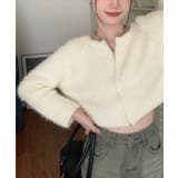 ダブルジップ シャギーニット ショート丈 | Miniministore | 詳細画像3