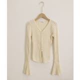 透かし編みニットフレア袖サマーニット春服 | Miniministore | 詳細画像17