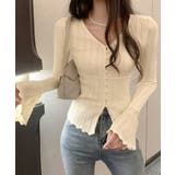 透かし編みニットフレア袖サマーニット春服 | Miniministore | 詳細画像8
