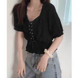 レースアップブラウスウエストシャーリング | Miniministore | 詳細画像11 