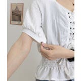 レースアップブラウスウエストシャーリング | Miniministore | 詳細画像19 