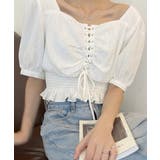 レースアップブラウスウエストシャーリング | Miniministore | 詳細画像9 