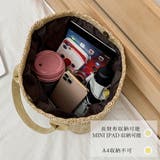 かごバッグ レディース大容量草編みバッグ | Miniministore | 詳細画像4