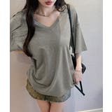 ビッグtシャツレディース無地半袖Tシャツ | Miniministore | 詳細画像3 