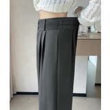 ワイドパンツ ツータックスラックスパンツ | Miniministore | 詳細画像19 