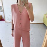 サマーニットセットアップ 冷感タッチ薄手 | Miniministore | 詳細画像10
