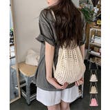 メッシュリュックサックニットナップサック | Miniministore | 詳細画像1 