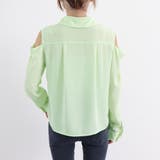 シアー シャツブラウス レディース 長袖 | Miniministore | 詳細画像17 