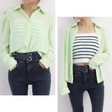 シアー シャツブラウス レディース 長袖 | Miniministore | 詳細画像18 