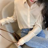 シアー シャツブラウス レディース 長袖 | Miniministore | 詳細画像7 