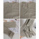 リブニットワンピース 長袖 ロングワンピ | Miniministore | 詳細画像27 