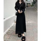 リブニットワンピース 長袖 ロングワンピ | Miniministore | 詳細画像7 