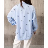 総柄リボンシャツブラウス ゆったりシャツ | Miniministore | 詳細画像21