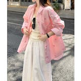 総柄リボンシャツブラウス ゆったりシャツ | Miniministore | 詳細画像5