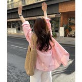 総柄リボンシャツブラウス ゆったりシャツ | Miniministore | 詳細画像6