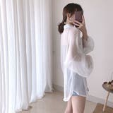 シアーシャツブラウス カーディガン 夏 | Miniministore | 詳細画像6