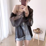 シアーシャツブラウス カーディガン 夏 | Miniministore | 詳細画像8