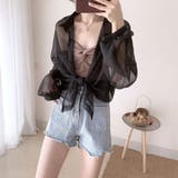シアーシャツブラウス カーディガン 夏 | Miniministore | 詳細画像9