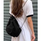 巾着リュック ナイロンチェーンバッグ軽量 | Miniministore | 詳細画像11 