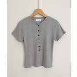 半袖ヘンリーネックtシャツ丸首カットソー | Miniministore | 詳細画像23